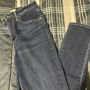 Levi's Dark Blue Straight Leg Women’s Jeans